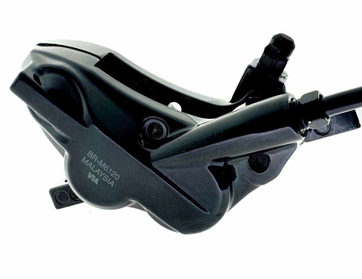 Shimano Deore BL-M6100 BR-M6120 4 Piston Hydraulic Disc BrakeSet Resin Pad