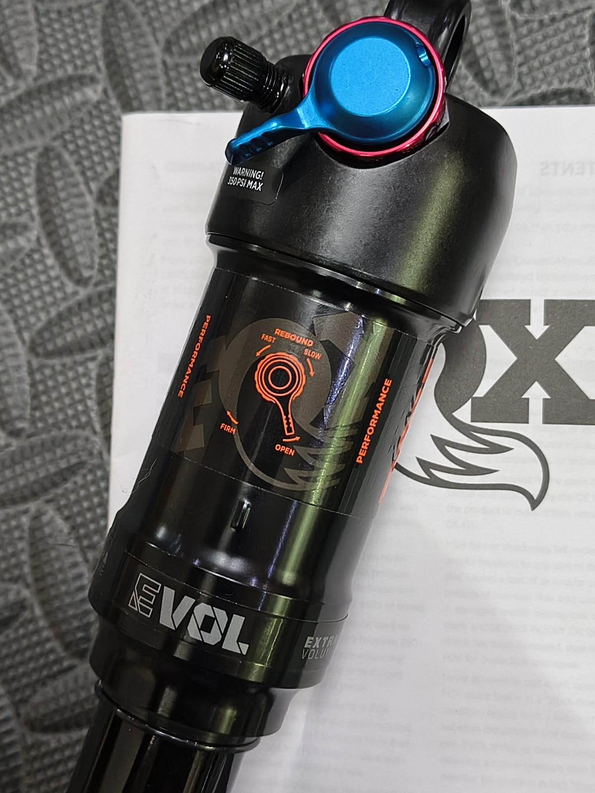 2025 Fox Float Performance Rear Shock 190 x 45mm