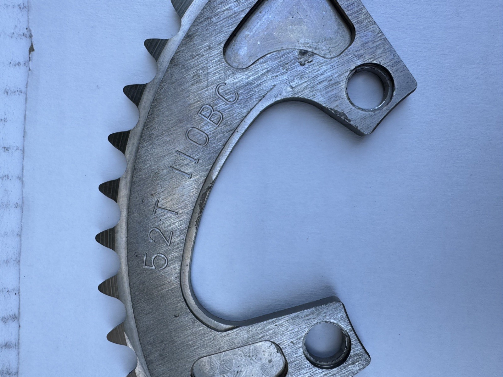 Real Design downhill Chainring 110mm BCD 52T NOS Vintage MTB Kooka