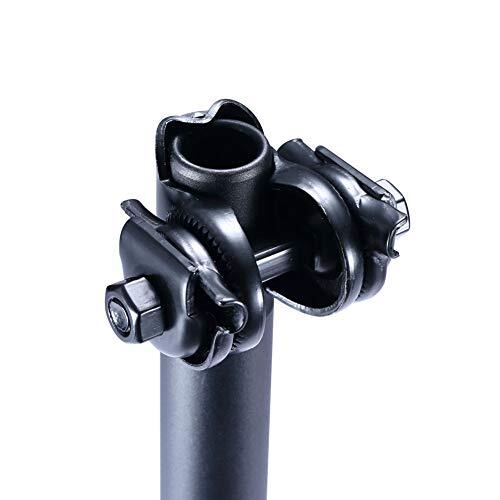 Bike Seat Clamp Bicycle Seat Adapter Fit for Standard Rail Saddles Black