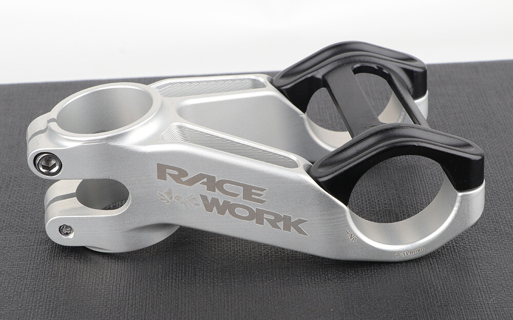 RACEWORK MTB Bike Skeleton Handlebar Negative 17 Degree 80mm Speed stem