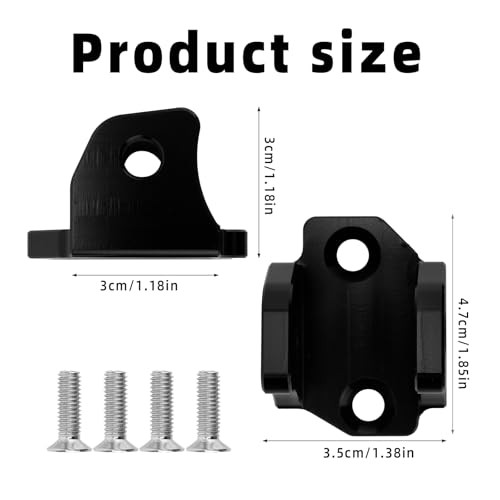 2pcs E-Dirt Bike Foot Pegs Bracket Holder, Dirt Bike Foot Pegs Pedal Bracket