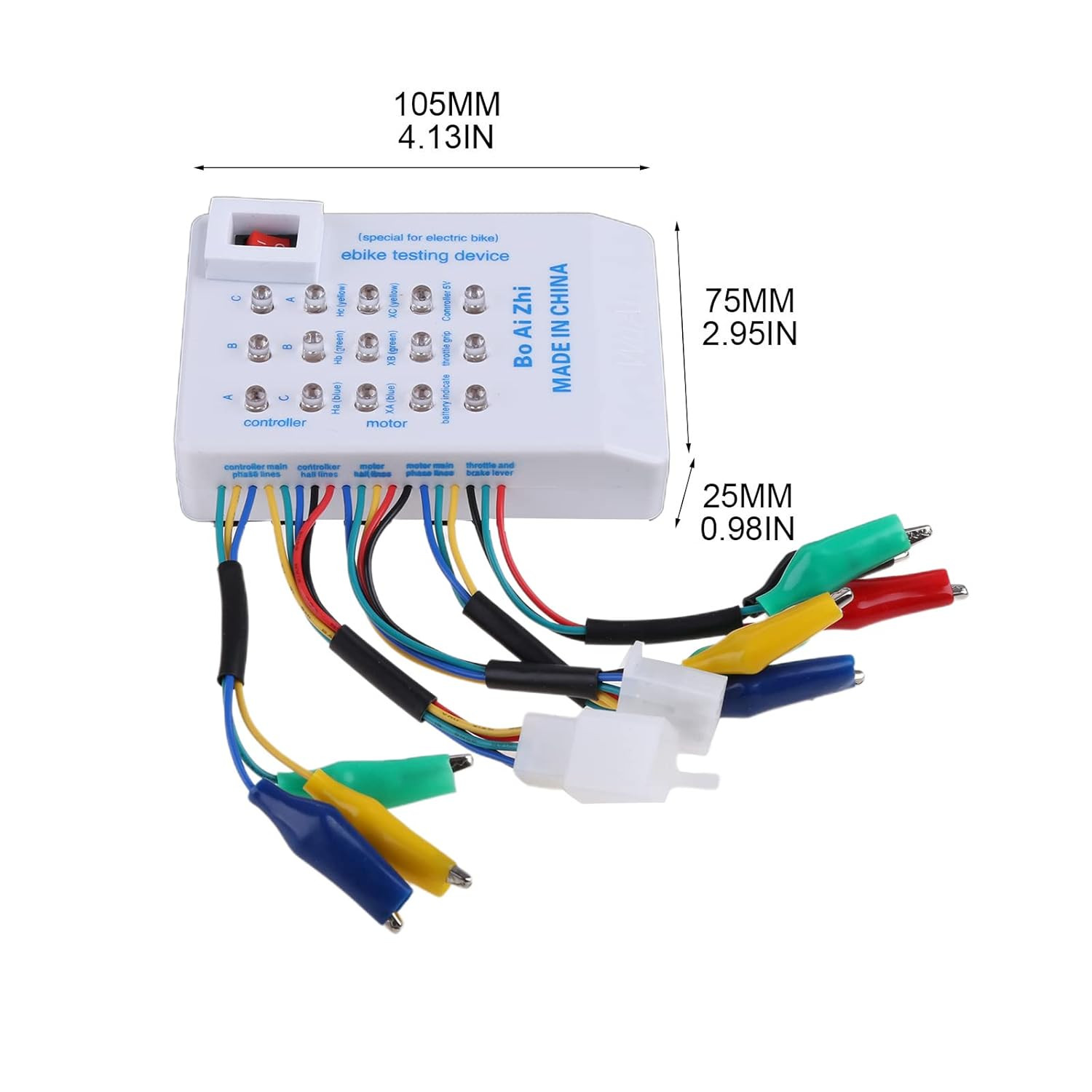 Controller Tester 24V/36V/48V/60V/72V Electro Car E-Bike Scooter Brushless Motor