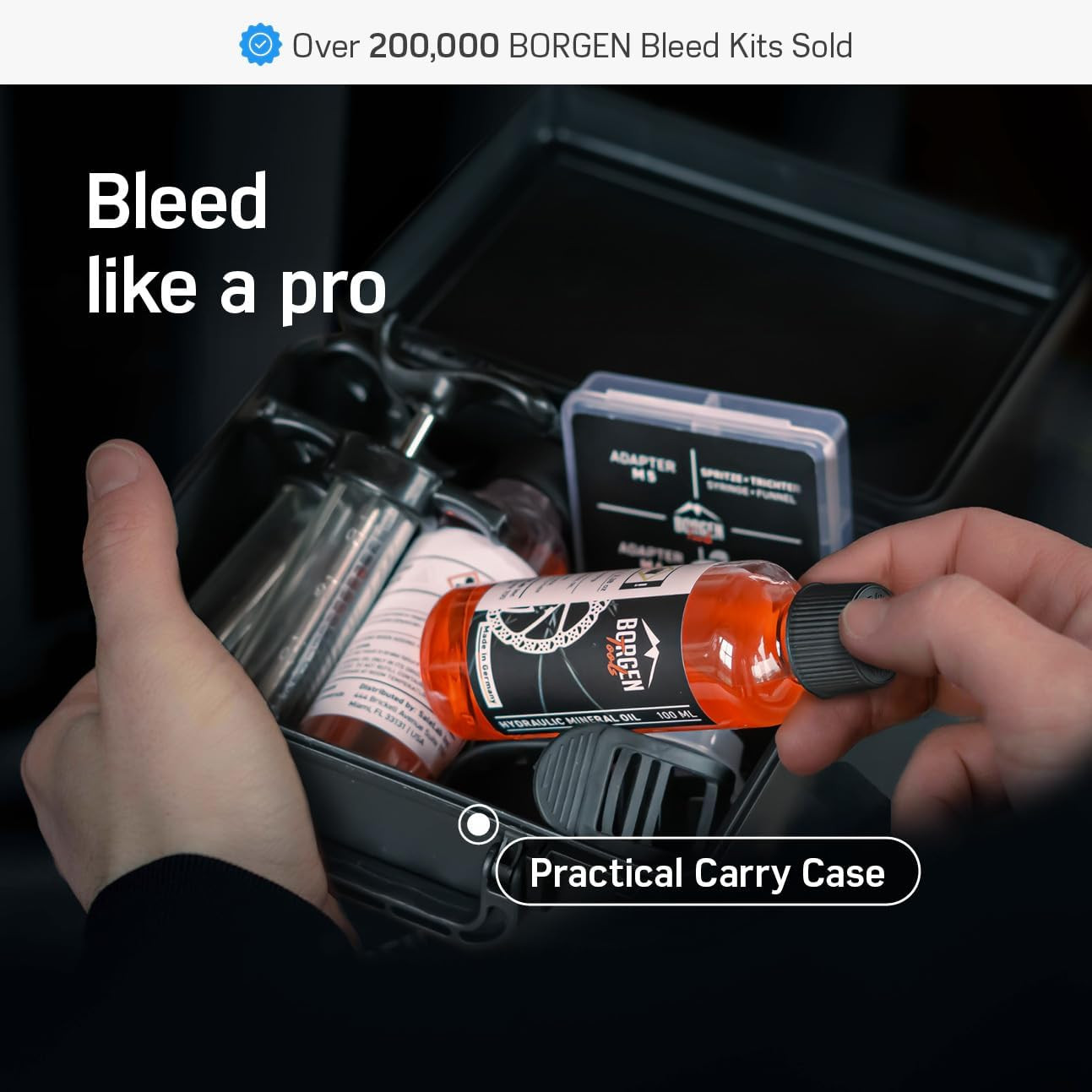 Brake Bleed Kit PRO for Shimano, Tektro & TRP Hydraulic Disc Brakes – Bike Bleed