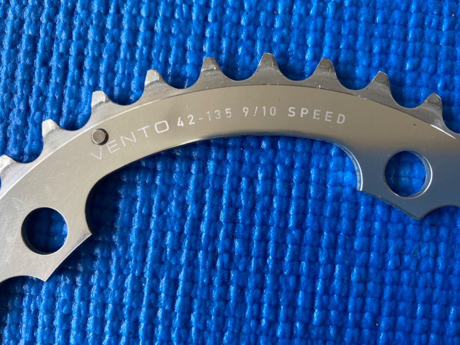 Specialties TA, 42 tooth, 135mm Campy, 9-10 speed chainring, NEW