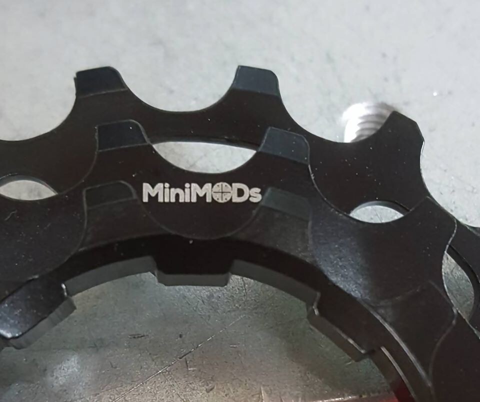 MiniMODs X3 Unibody Cog Set for Brompton 2S-3S/6S-9S Keep rear wheel & parts