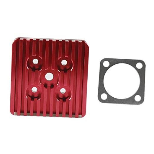 CNC Red Cylinder Head For Racing 66cc/80cc Engine Motorized Bike Bicycle red