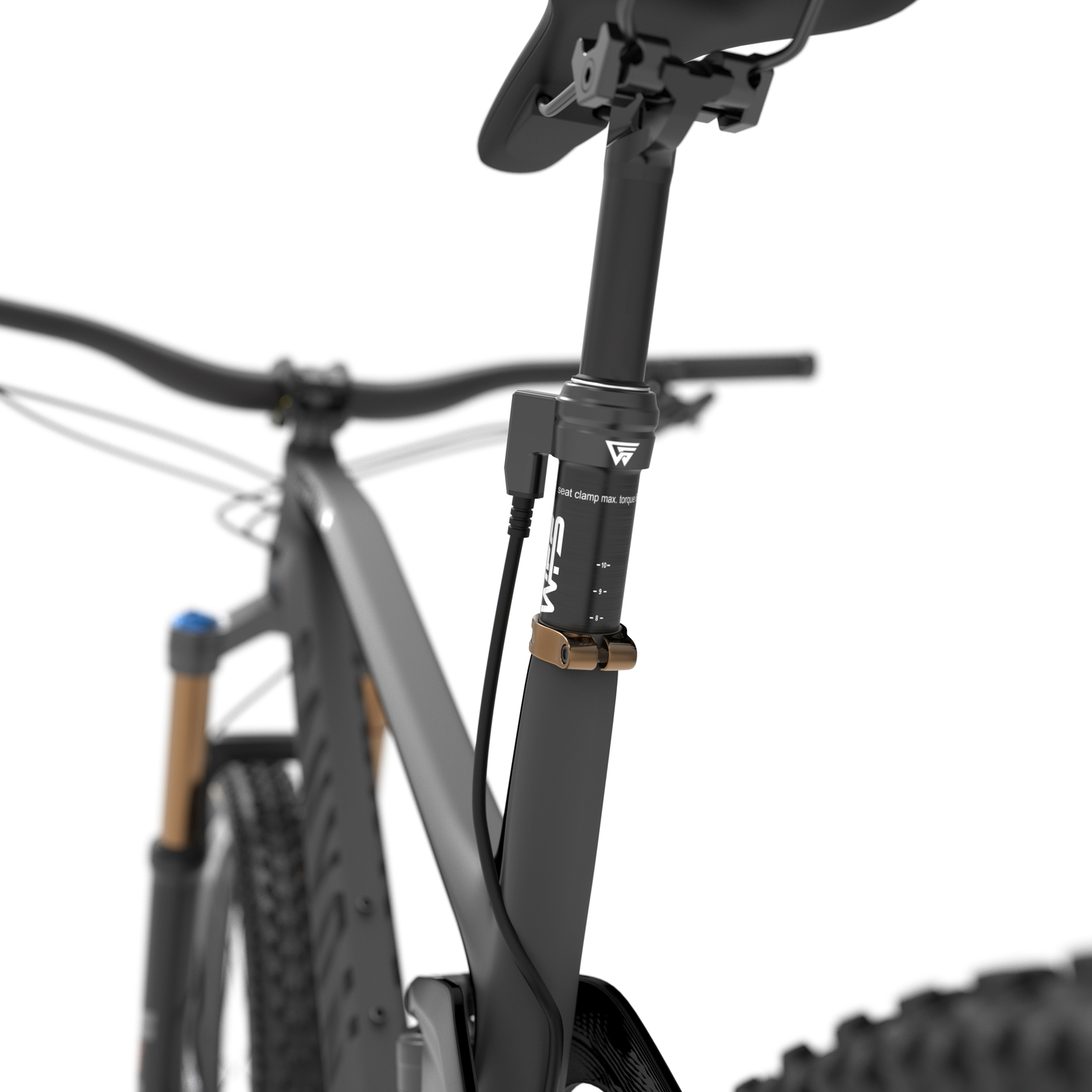 WFS Flex Remote External Dropper Post 27.2X395 / 27.2×367 / 27.2x305mm, Black