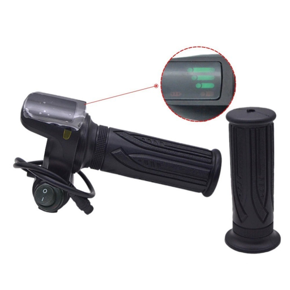 48V With Press Button And-6-Pin Electric Scooter And Bike Throttle Grip