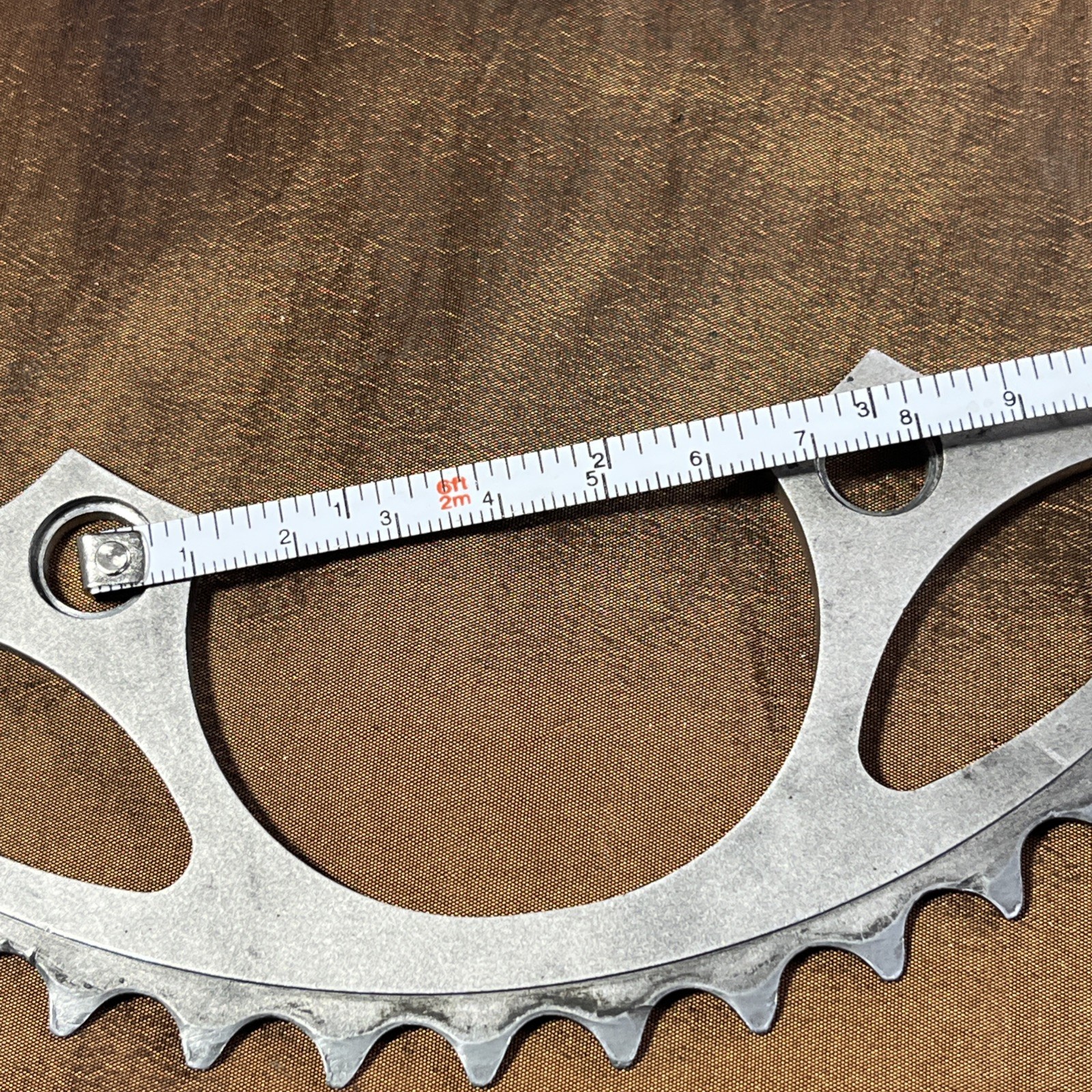 Vintage Shimano SG 52T Chainring 130 BCD 5-Bolt Silver Road Bike 52 Tooth