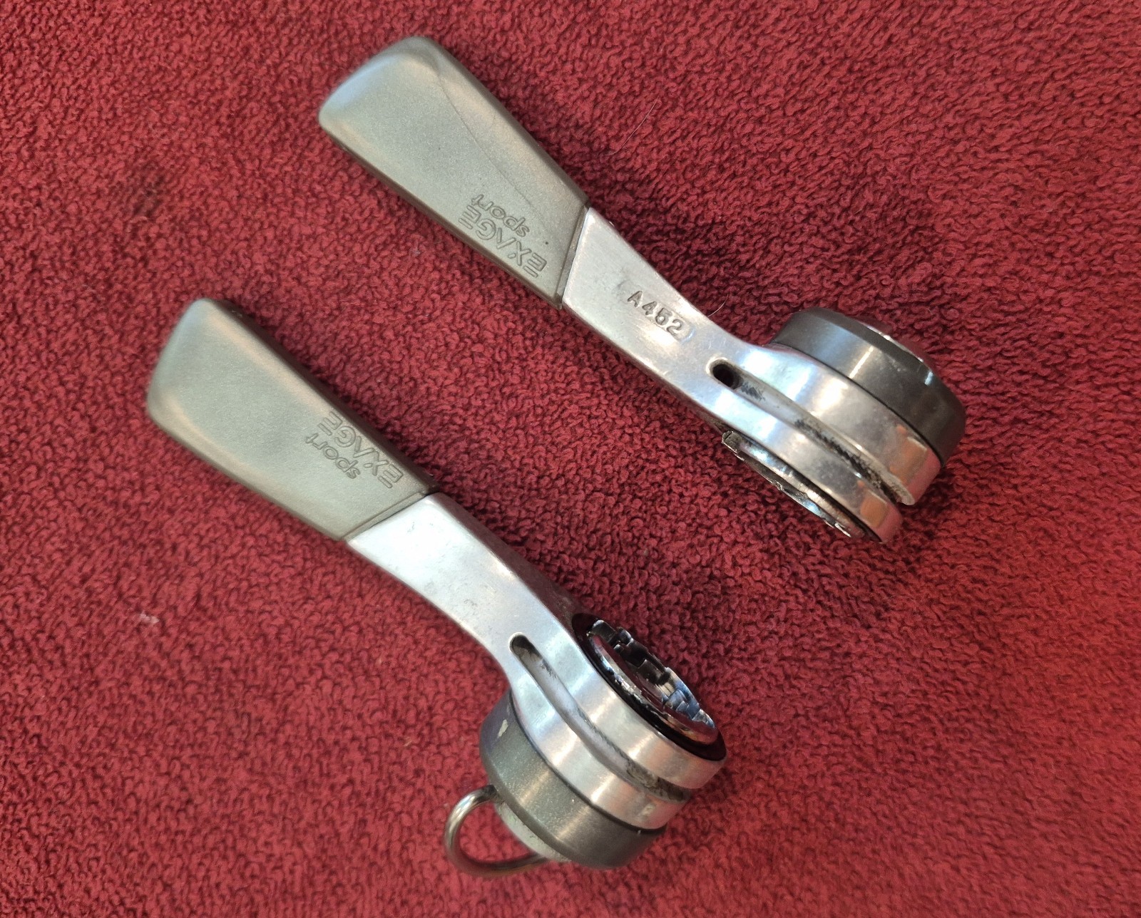 Shimano EXAGE Sport LX SL-A452 Light-Action 6-Speed Downtube Shift Lever Set for