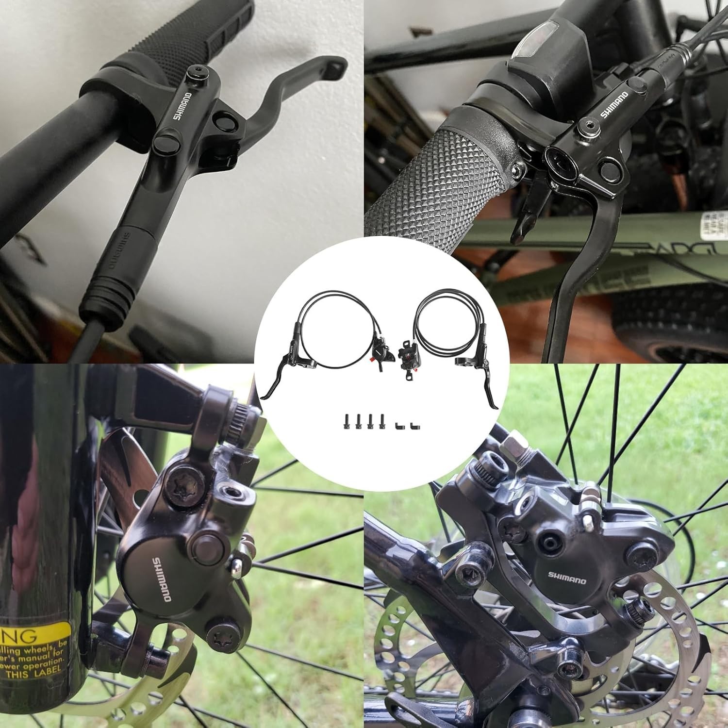 MT200 MTB Hydraulic Disc Brakes Set 800/1550mm MTB Brake Bicycle Disc Brake NEW