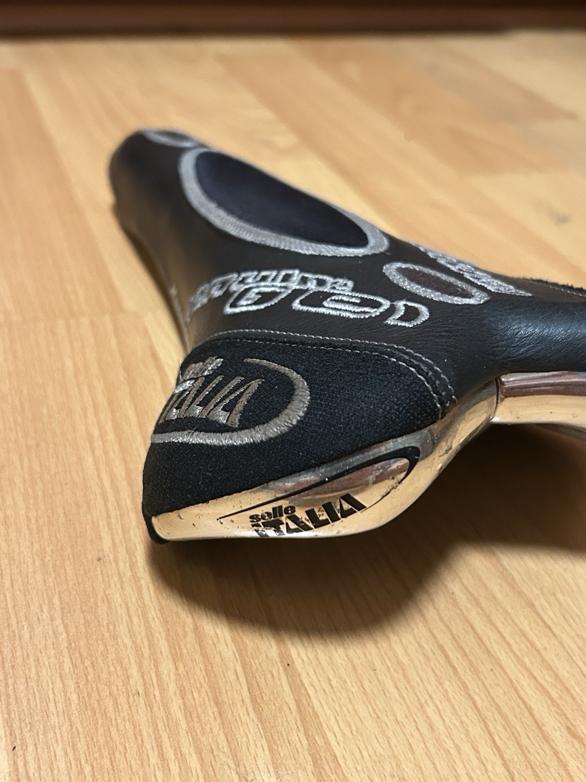 Vintage Selle Italia Turbo Matic 3 Genuine Gel Manganese Rail 90s Bicycle Saddle