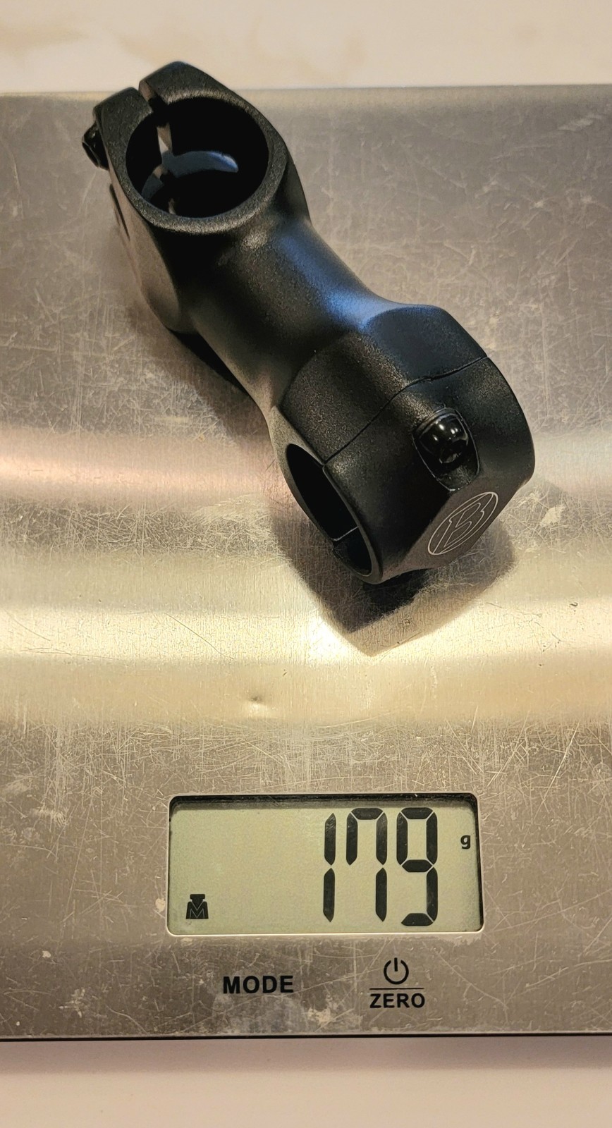 75mm Bontrager Select Stem ONLY 179G 31.8mm clamp, +/-7° Angle, 1-1/8″ Fork