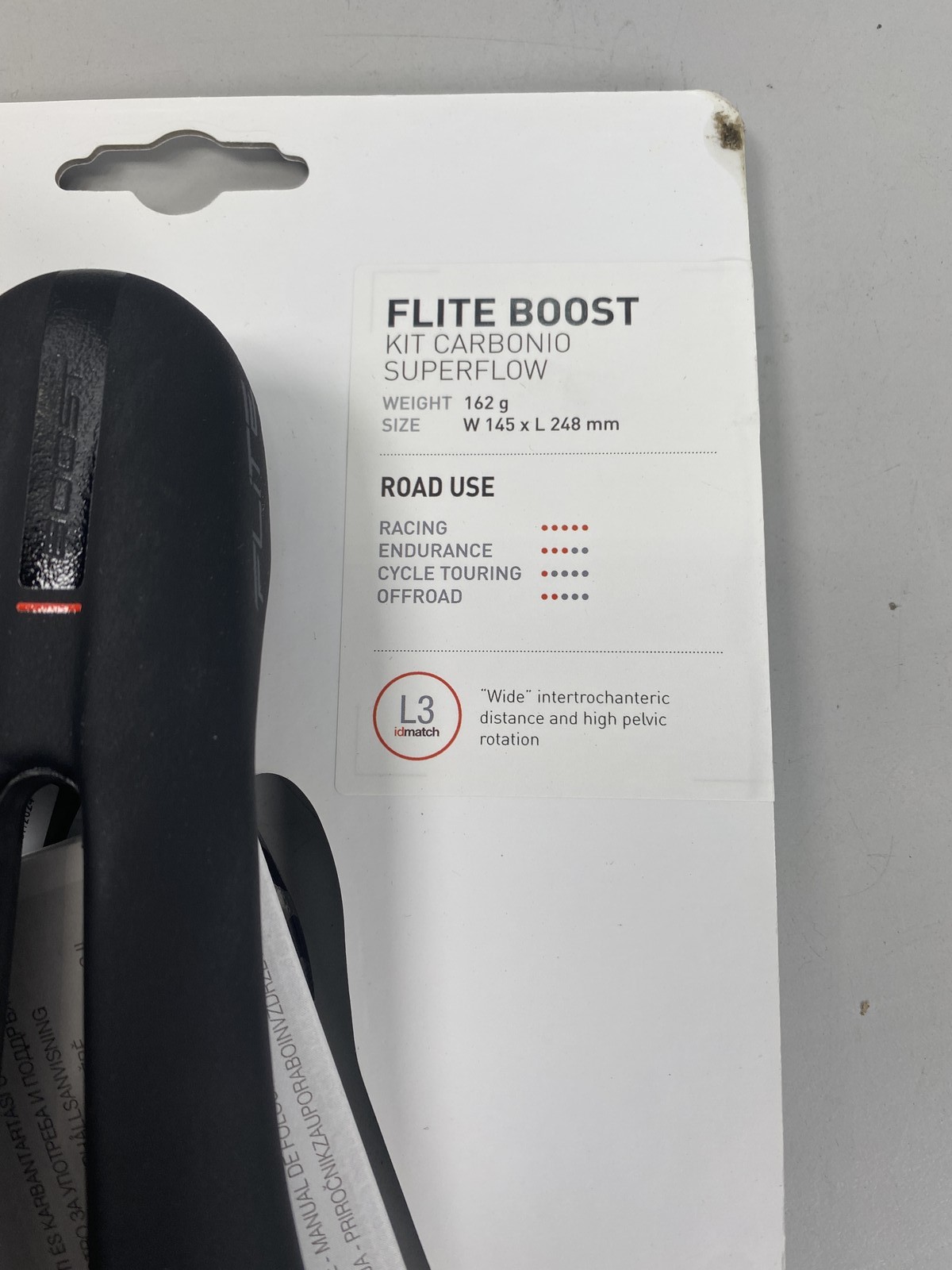 Selle Italia Bike Saddle Flite Boost Kit Carbonio Superflow 250x145mm Unisex