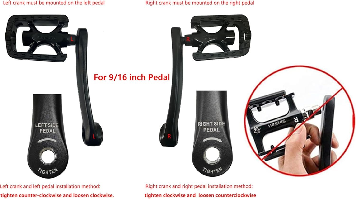 PROWHEEL Ebike Crank Arm Available in Square Hole,140MM/152MM/160MM/165MM/170MM/
