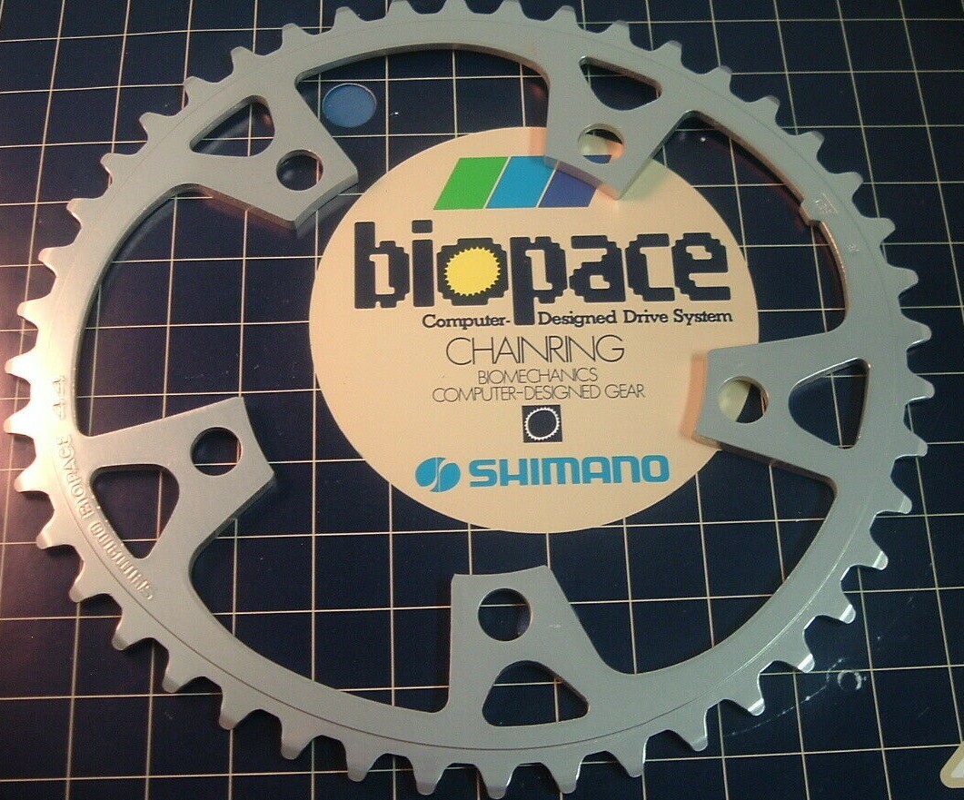 Shimano Deore XT/Touring Biopace 44Tx110BCD MTB Chainring-NEW/NOS-6/7/8-Spd- NIB