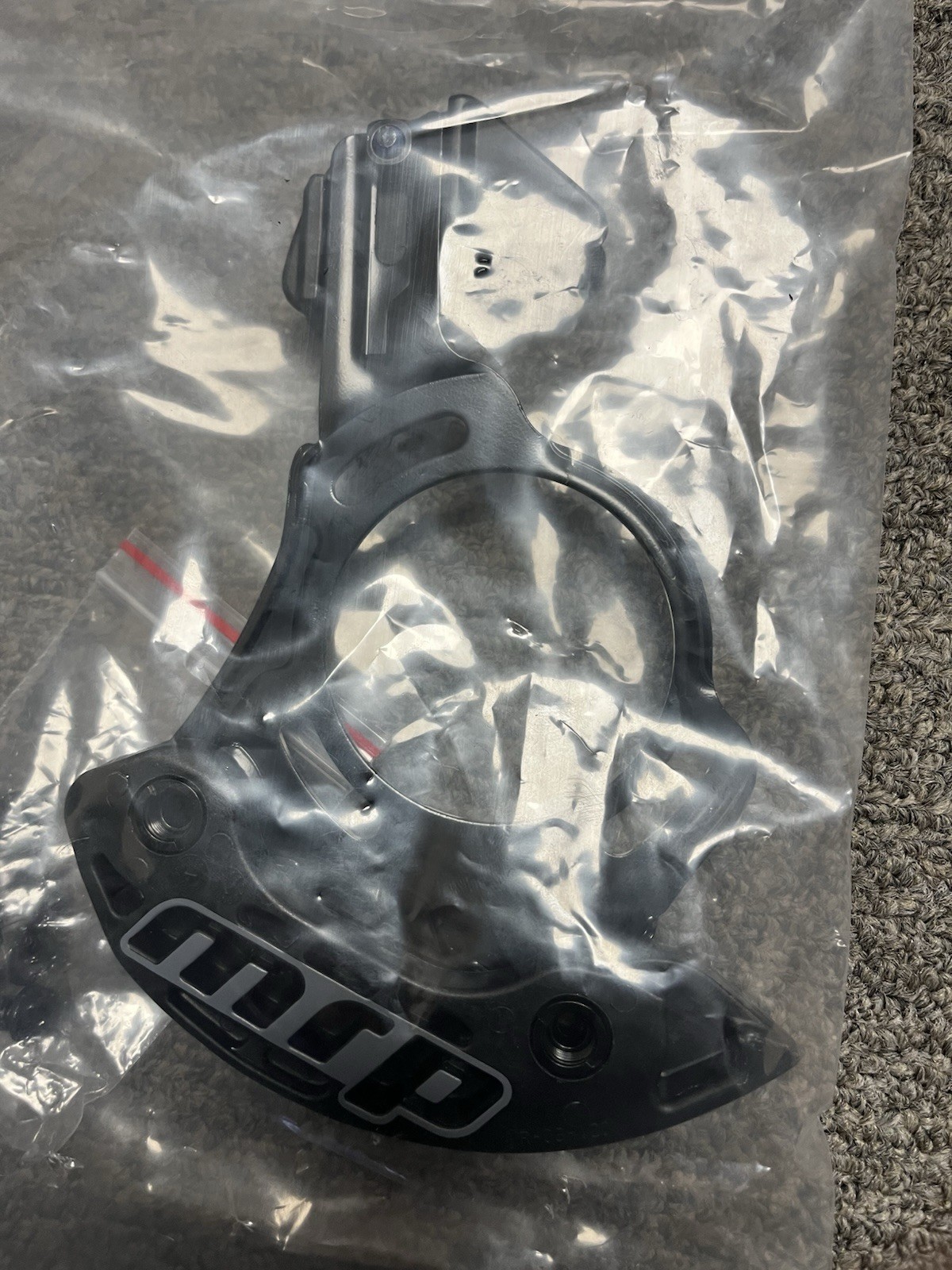 MRP Chain guide AMg ISCG -05 28-34 Tooth Steel Back Plate Black