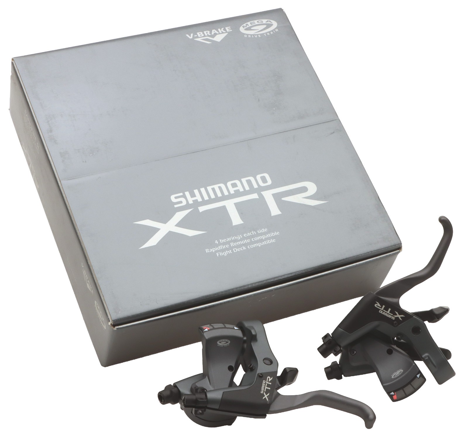 Shimano XTR ST-M952 Shift/Brake Lever Set Rapid Fire 3x9s Gray NOS