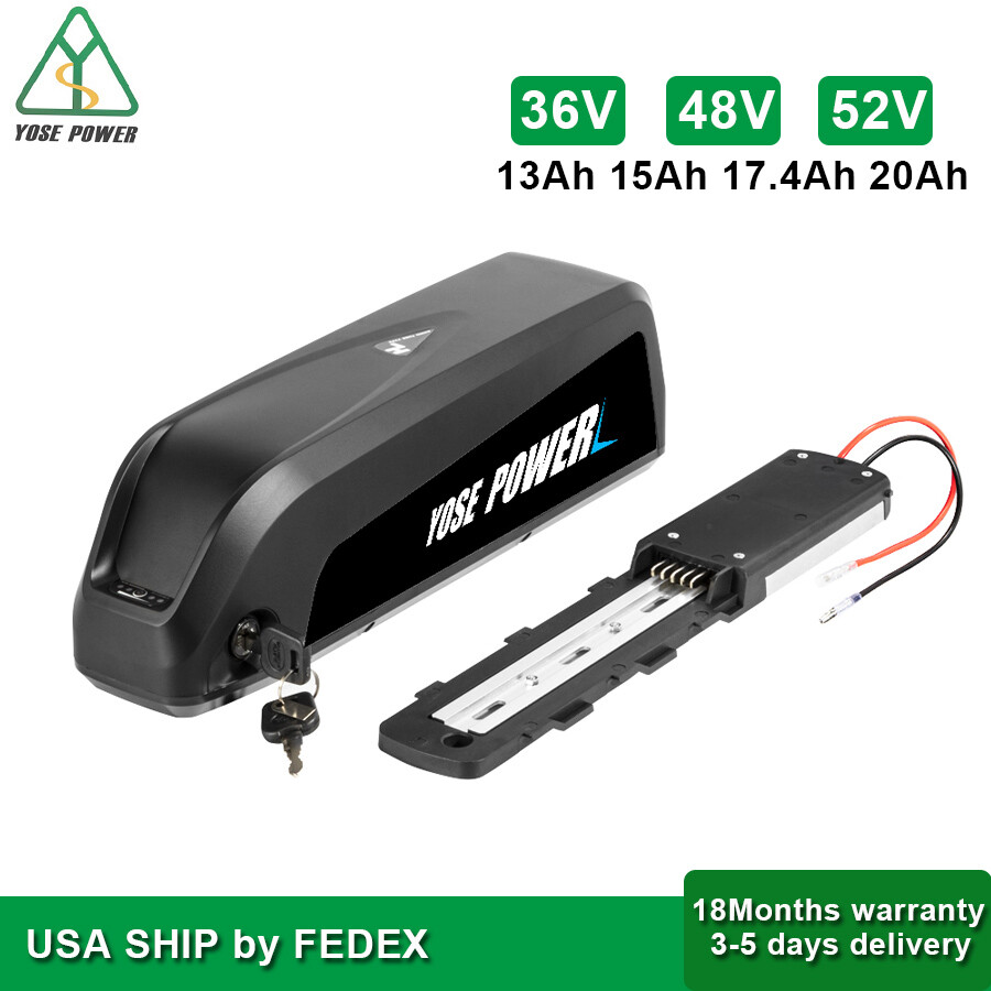 Electric Bike Hailong Battery 52V 48V 36V 15Ah 17Ah 20Ah Lithium Ebike Battery