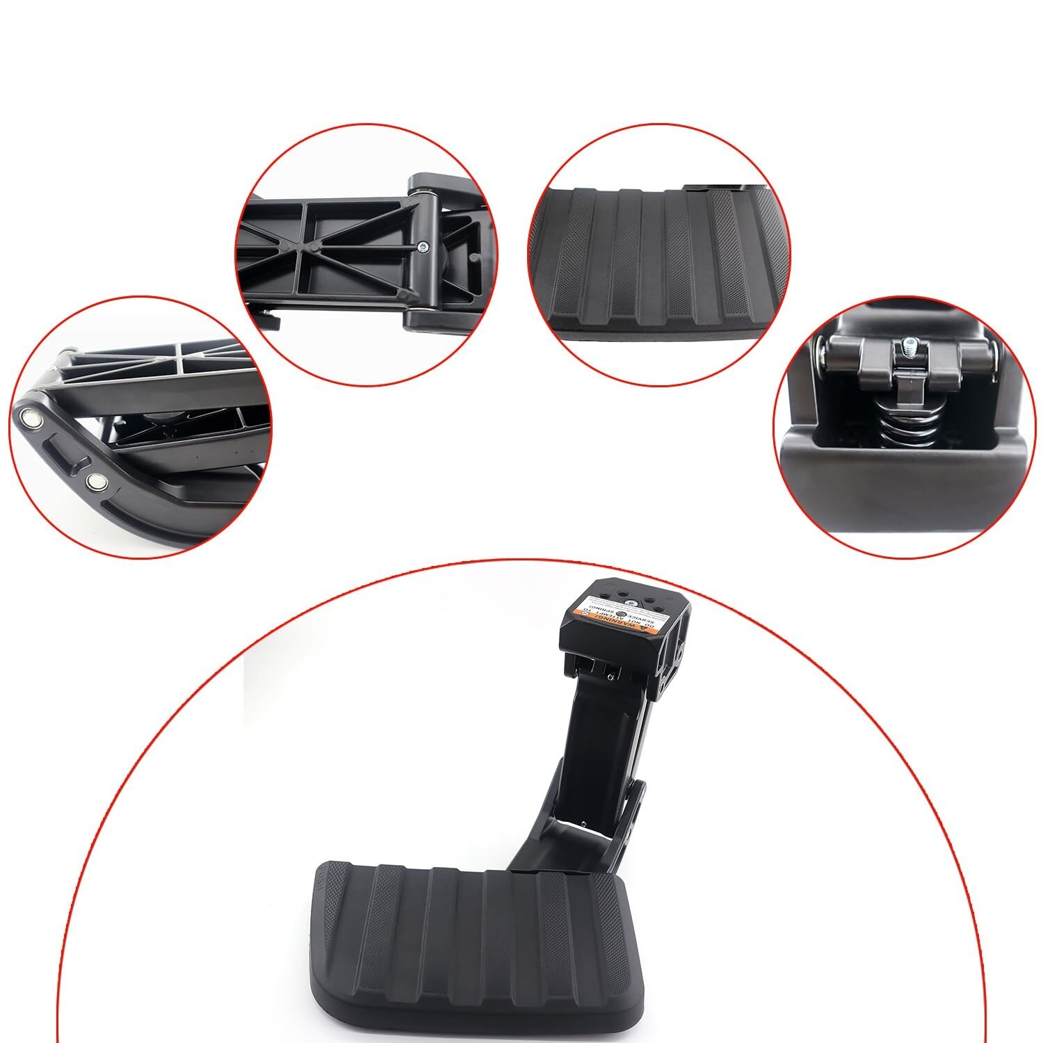 75330-01A Rear Bed Step Retractable Bumper Step Compatible with 2023 2024 202…