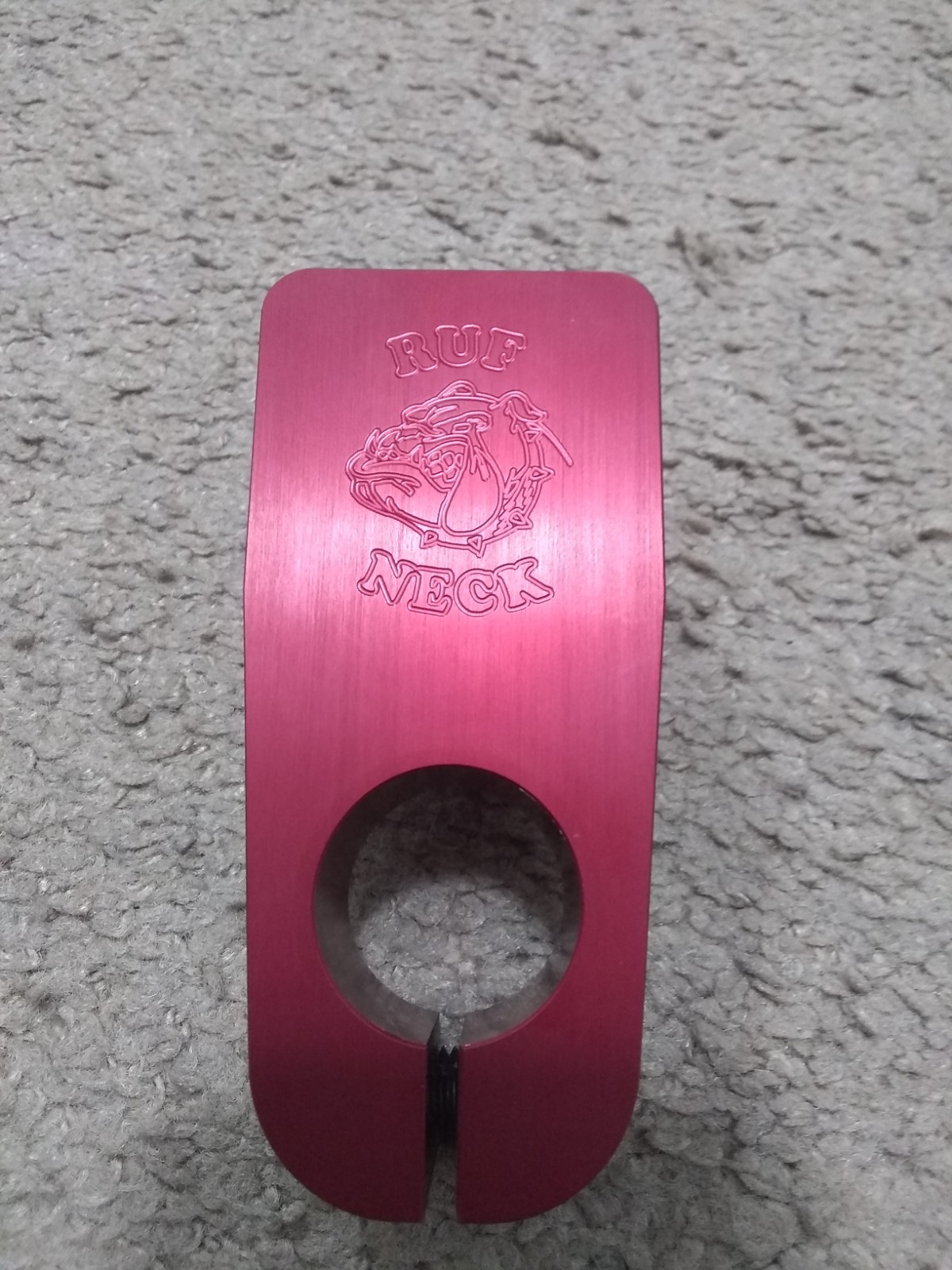 BMX stem ruf neck KNIGHT BIKE CO. RED SE bikes quadangle bullseye PK ripper mcs