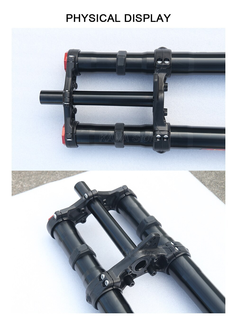 E-bike Fork 26/27.5/29Inch MTB Bicycle Downhill Inverted Air Suspension Fork