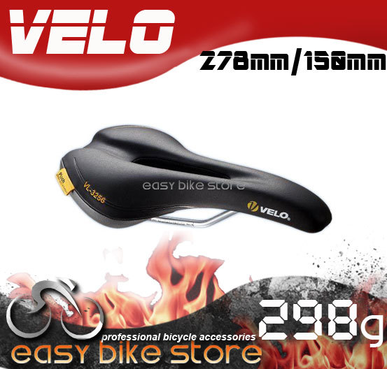 New VELO Plush INCLINED VL 3256 Saddle BLACK /USPS