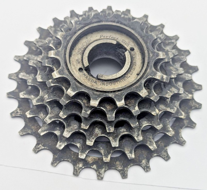 SUNTOUR PERFECT JAPAN 6 speed freewheel 14 TOOTH 28 TOOTH RATIO BR