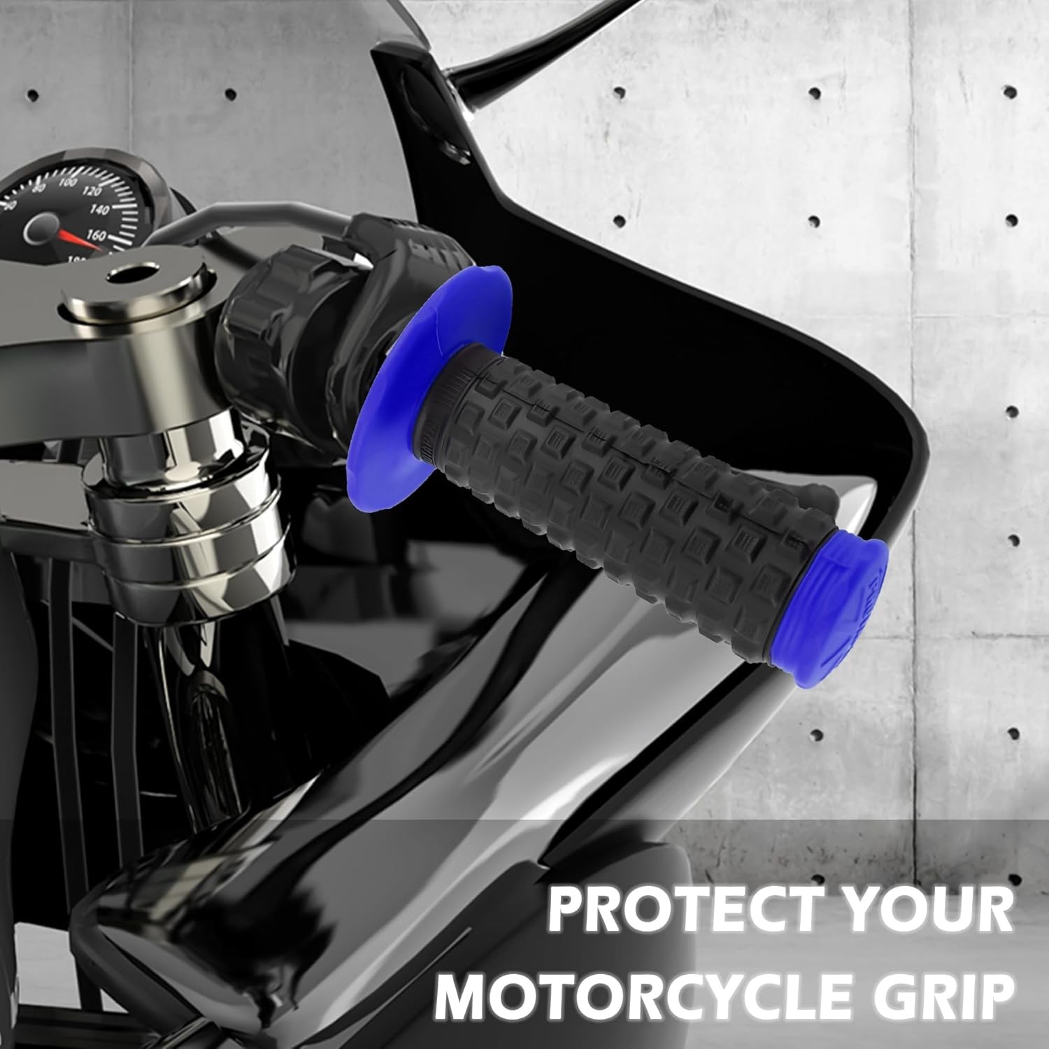 Dirt Bike Grips,7/8» Motorcycle Grips,Non-Slip Motorcycle Parts Motorcycles Han