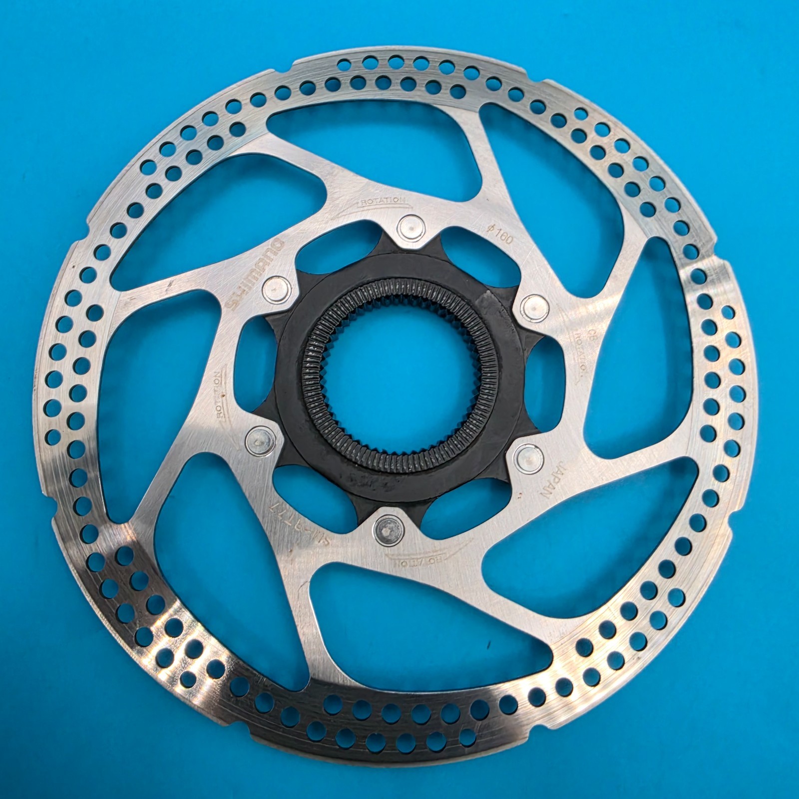 Shimano SM-RT77 160mm Center Lock Disc Brake Rotor & Lockring – 1 Pair g6