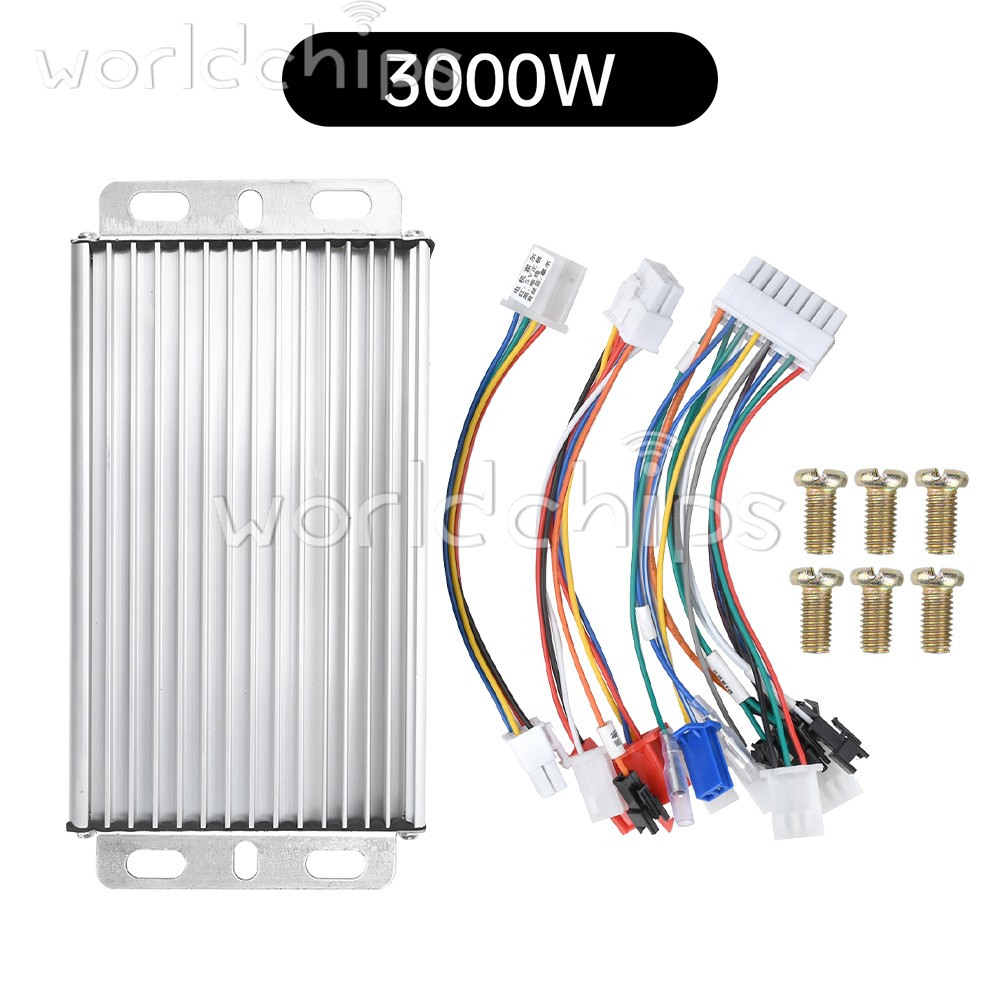 48V60V72V 50A Sine Wave Electric Vehicle Controller Brushless Motor Driver 3000W