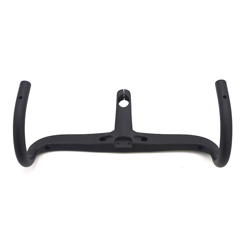 Carbon Fiber Handlebars Integrated Bar Stem Road Bike Drop Bar 380/400/420/440mm