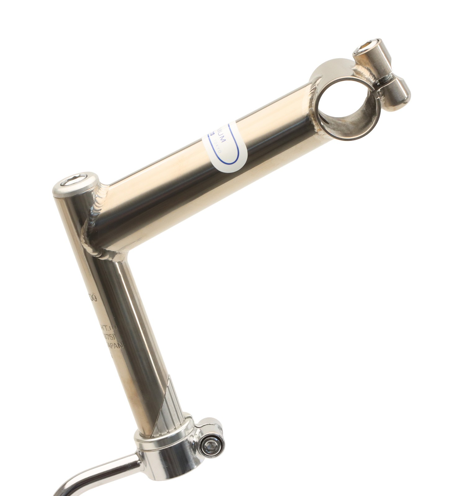 Nitto MT-100 1″ Titanium Quill Stem 130mm 25.4mm Clamp Silver 110° Rare NEW NOS