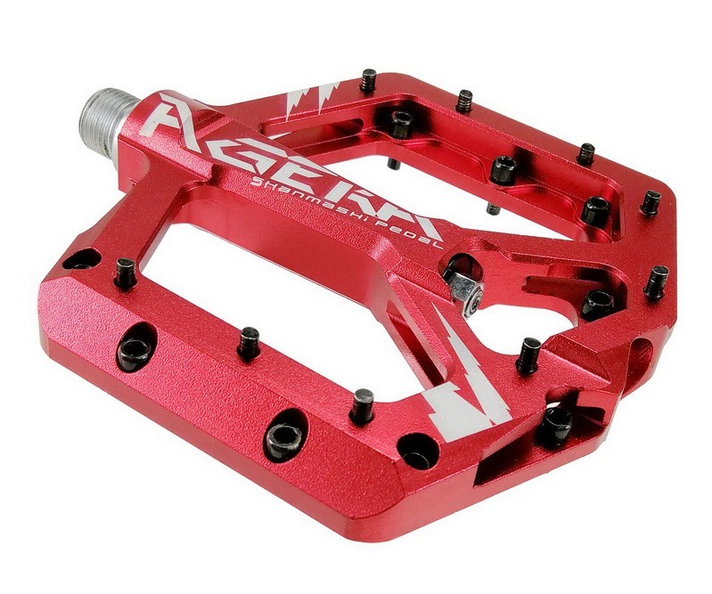 Road MTB Mountain Bike Pedals DU Bearing CNC Aluminum Flat Platform Pedal AGERA