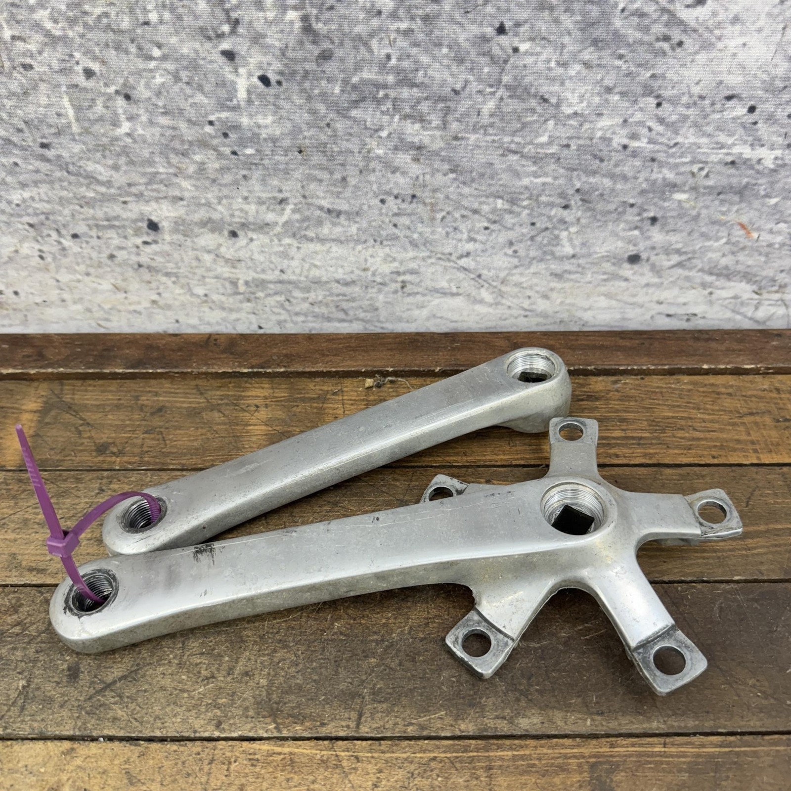 Vintage Shimano Deore FC-MT60 Crankset 175mm 110 BCD MTB Square Taper Arms Cafe