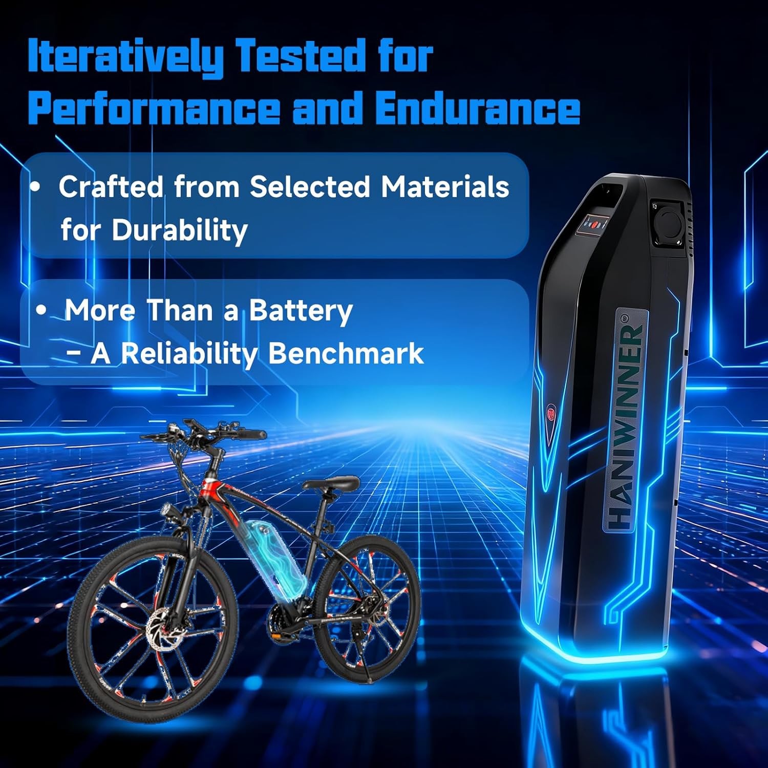 48V 13ah eBike Battery Downtube Electric Bike E Bike Hailong 850w 1000W motor