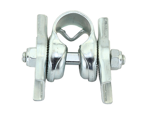 Universal Bike Bicycle Saddle Clamp for Cruiser, M.T.B. Fixie Road Bikes CHROME.
