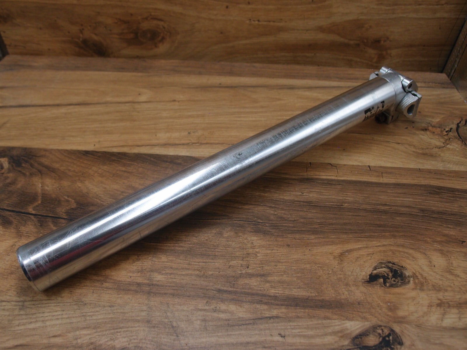 1998 MTB plain seatpost ZANZI POST by JD Components 31.6 mm
