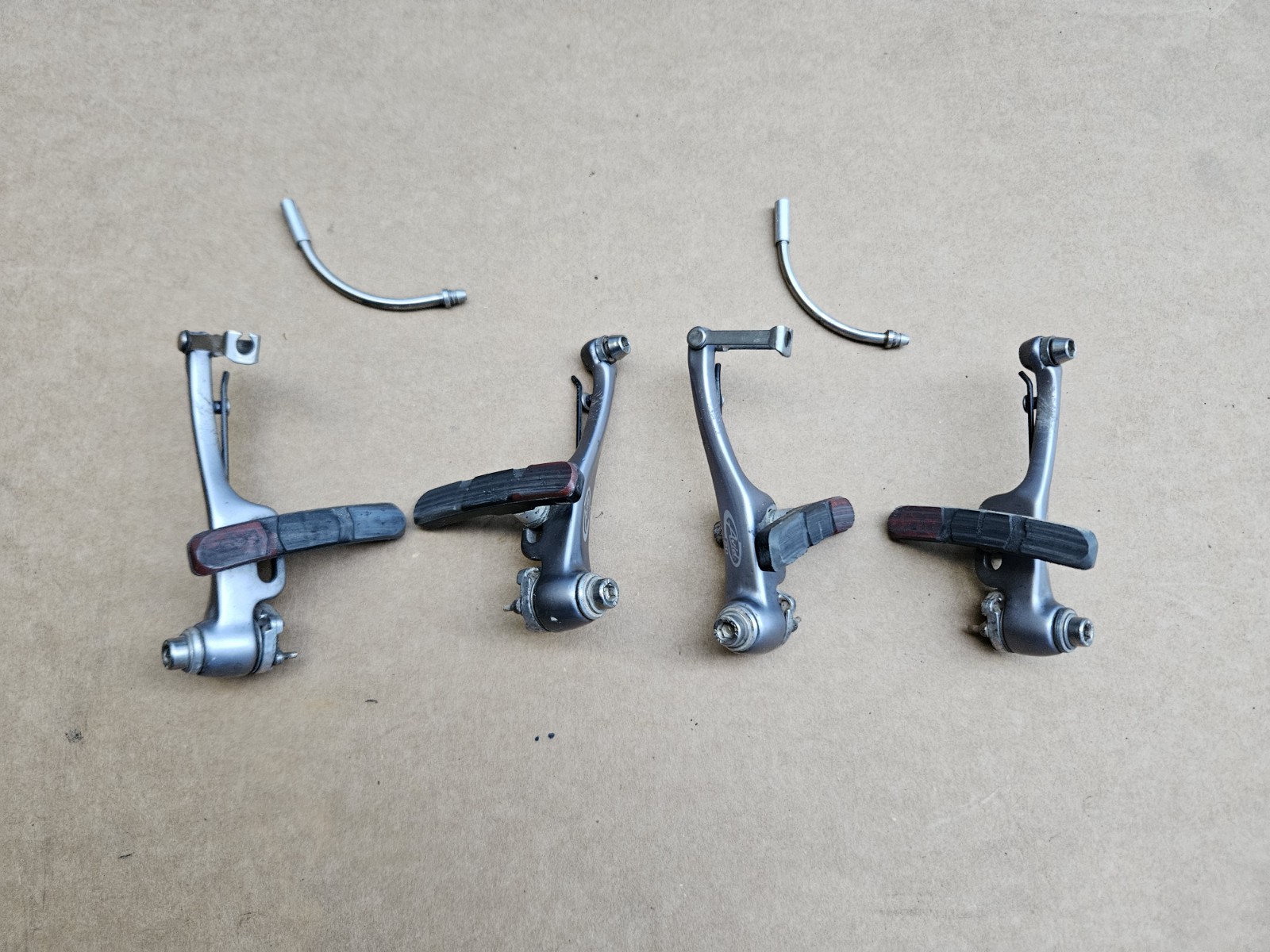 Vintage 90s Avid 20 Mountain Bike V Brakes Linear Pull Gray Front + Rear Set