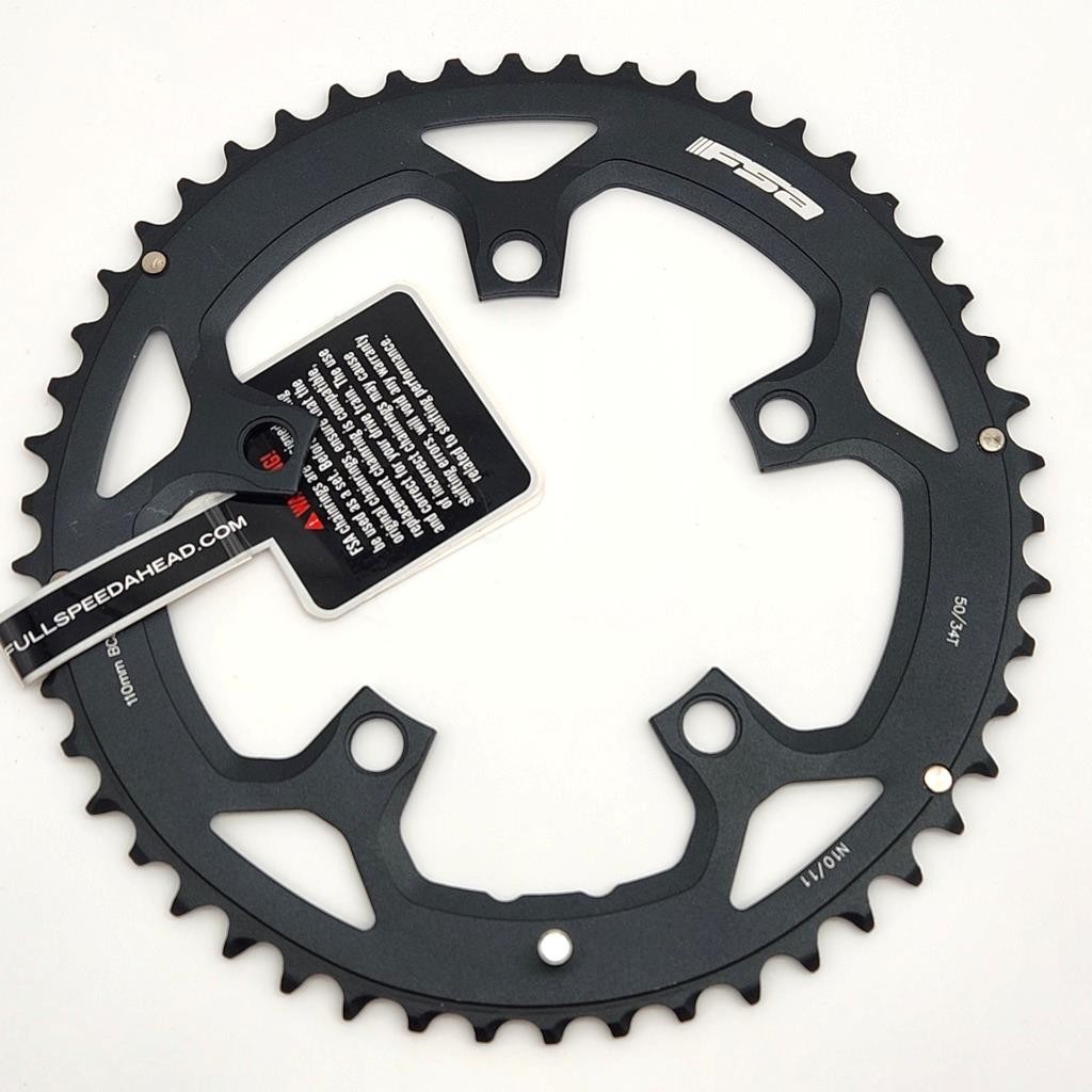 FSA Pro Road 50T 110 BCD N11 Bicycle Chainring Aluminum Black OPEN PACKAGE
