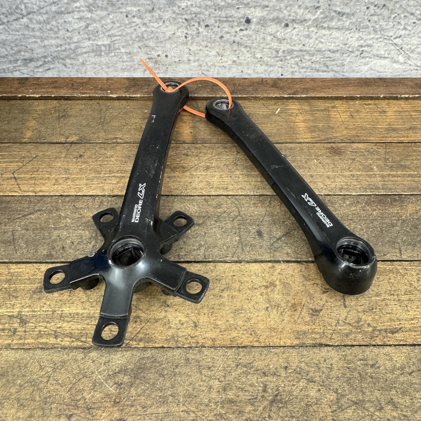 Vintage Shimano Deore LX FC-M563 Crankset TRIPLE 175mm 94 BCD Black 90s MTB OG