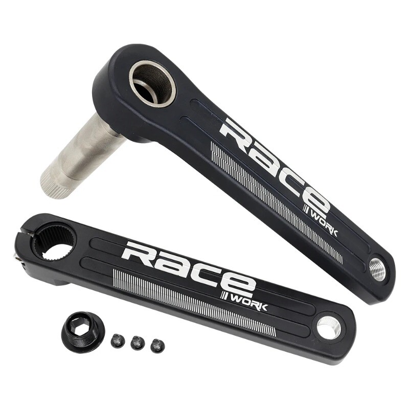 Road Bike Crankset 170/172.5/175mm Crank Arm with Single Sprocket Bottom Bracket