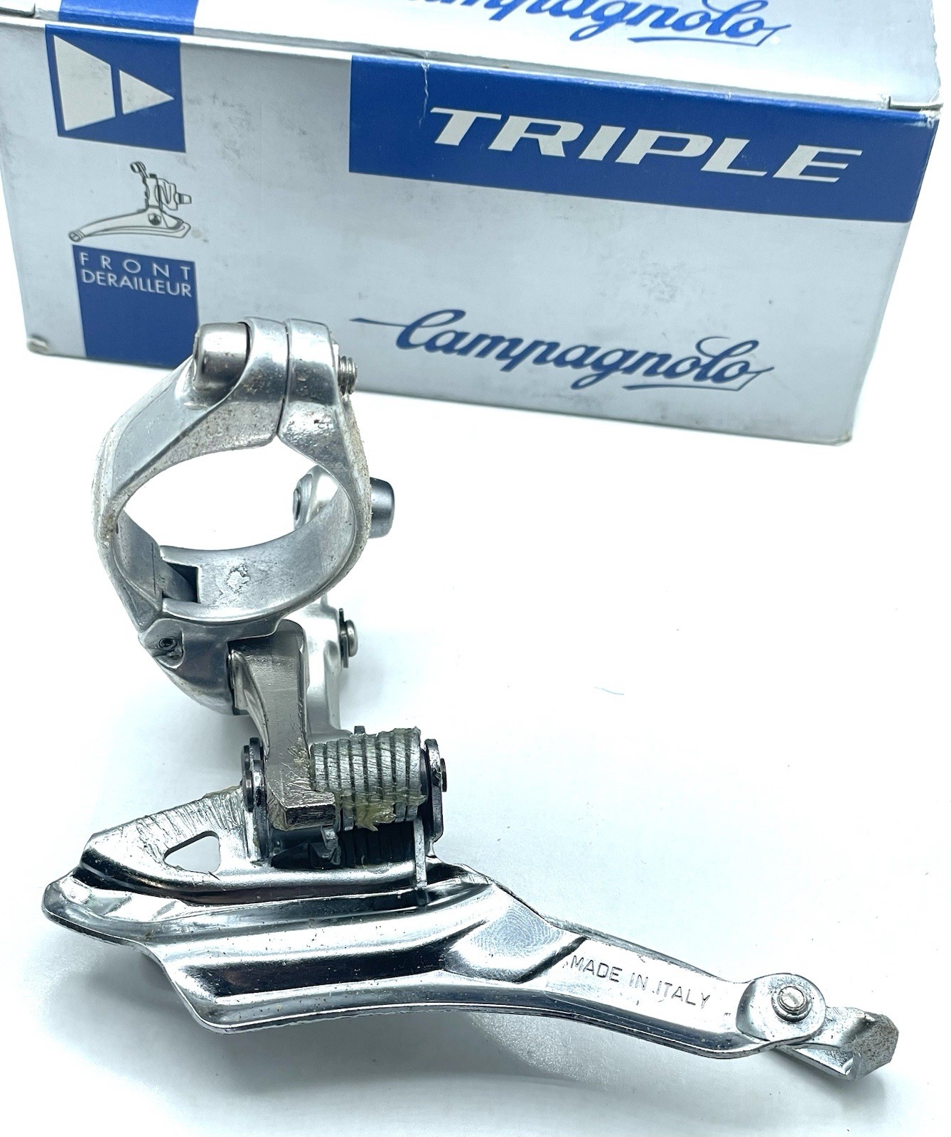 Campagnolo Veloce Triple Front Derailleur 32.0 Bottom Pull NOS Vintage Campy