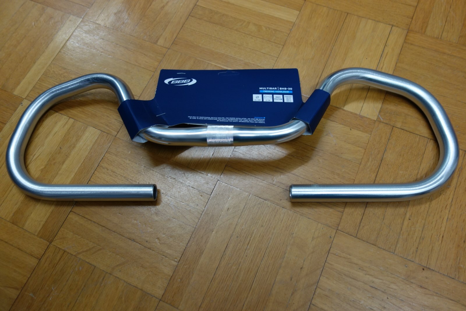 BBB MultiBar BHB-30 Handlebar, City, Trekking, Silver, 570mm, 25.4mm.