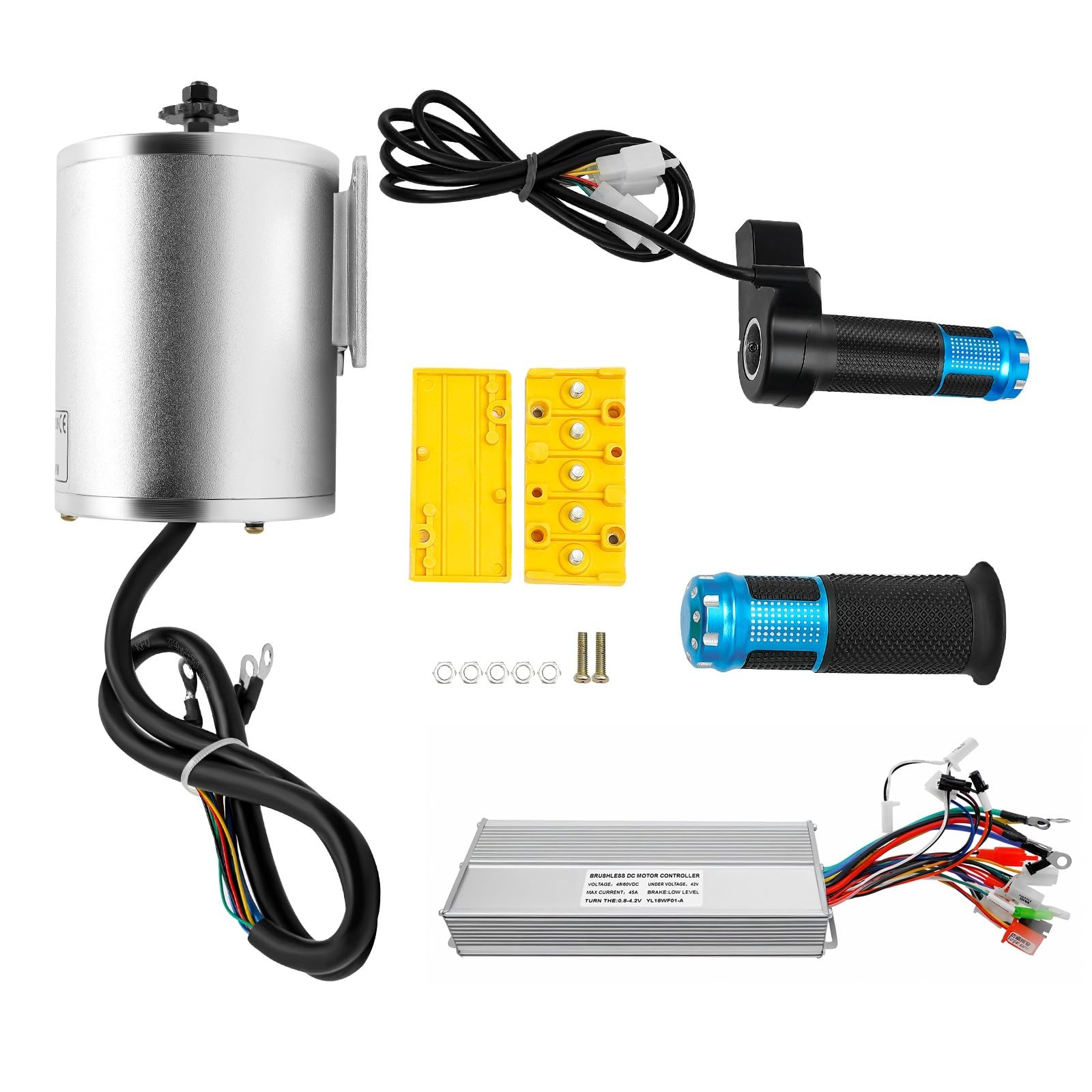 2000W 60V BLDC Motor Kit w/ Brushless Controller for Electric Scooter E Bike