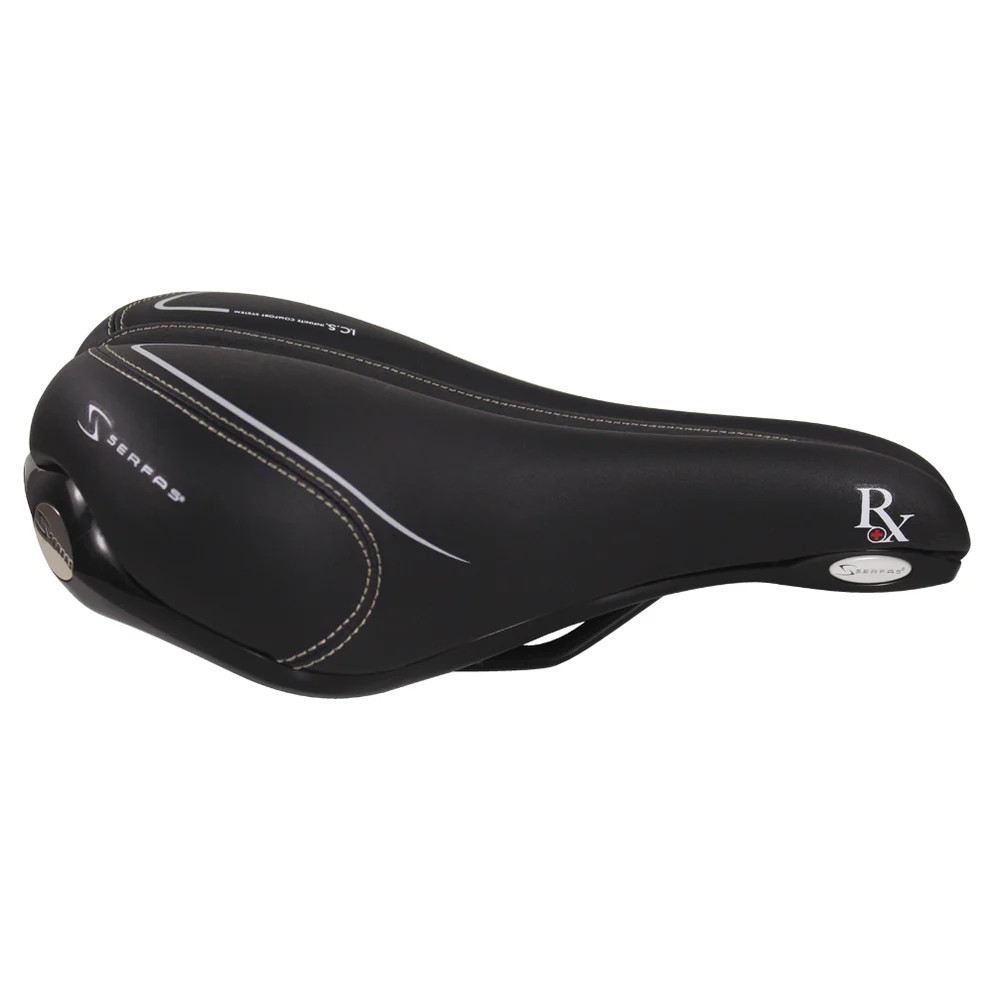 Serfas RX-921V Mens Vinyl Saddle 267 x 171mm Black