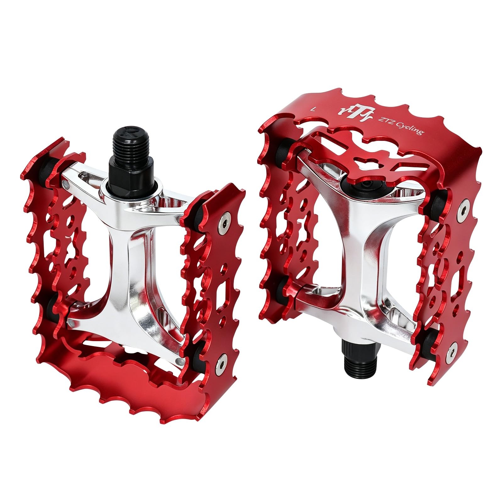 Ztz Mtb Pedals Mountain Bike Pedals 9/16 Sealed Bearingaluminum Antiskid