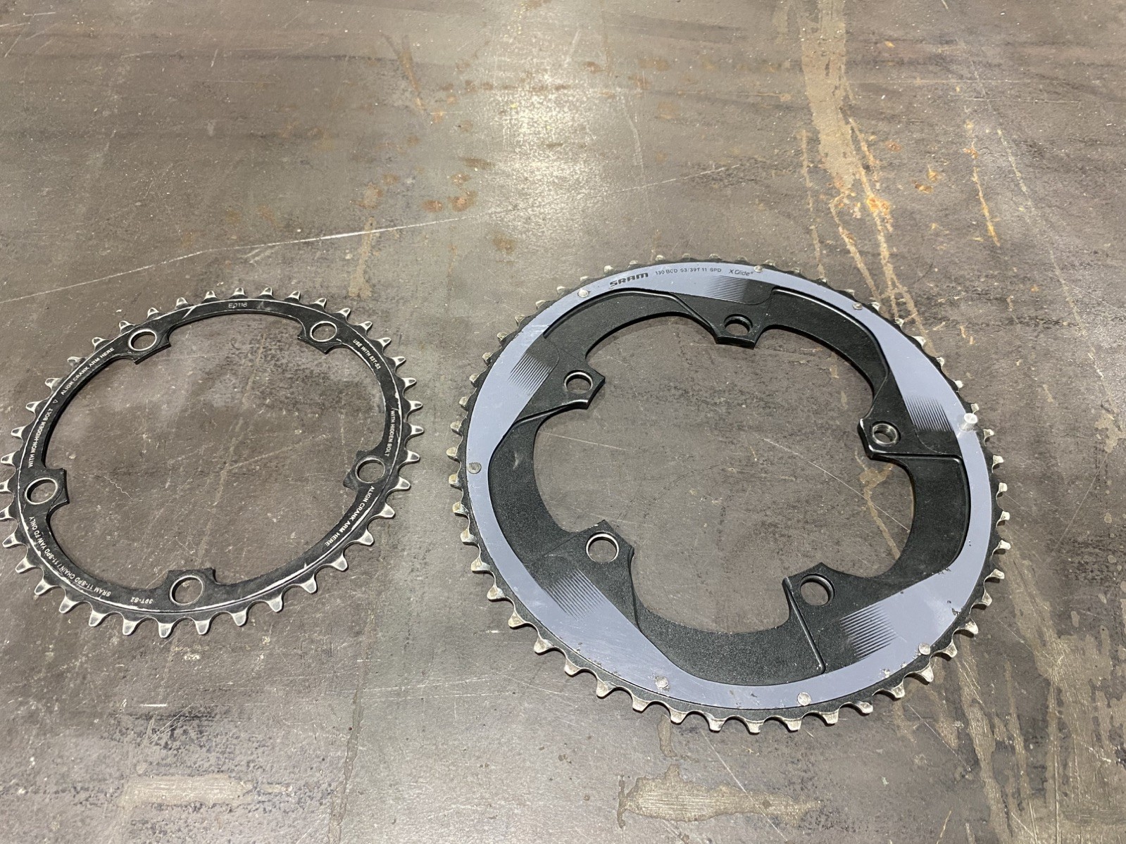 SRAM Force22 Chainring Set 53/39t 130 BCD 11 Speed X-Glide