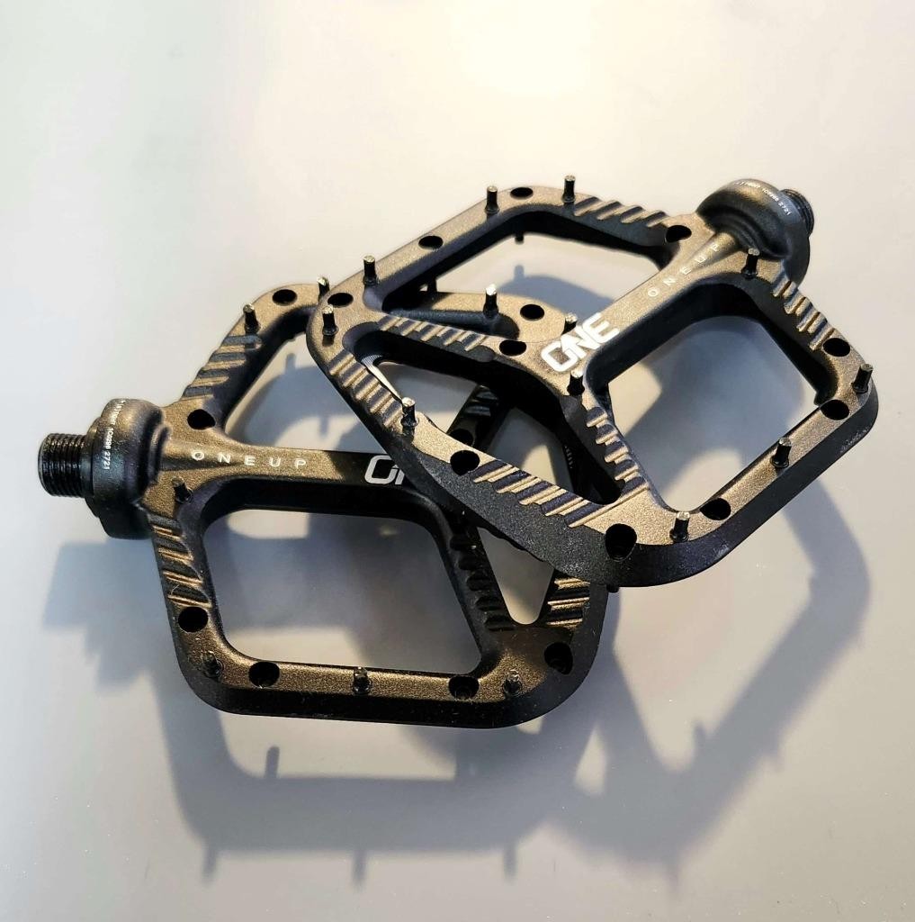 OneUp Components Black Aluminum MTB Bicycle Platform Pedal OPEN PACKAGE